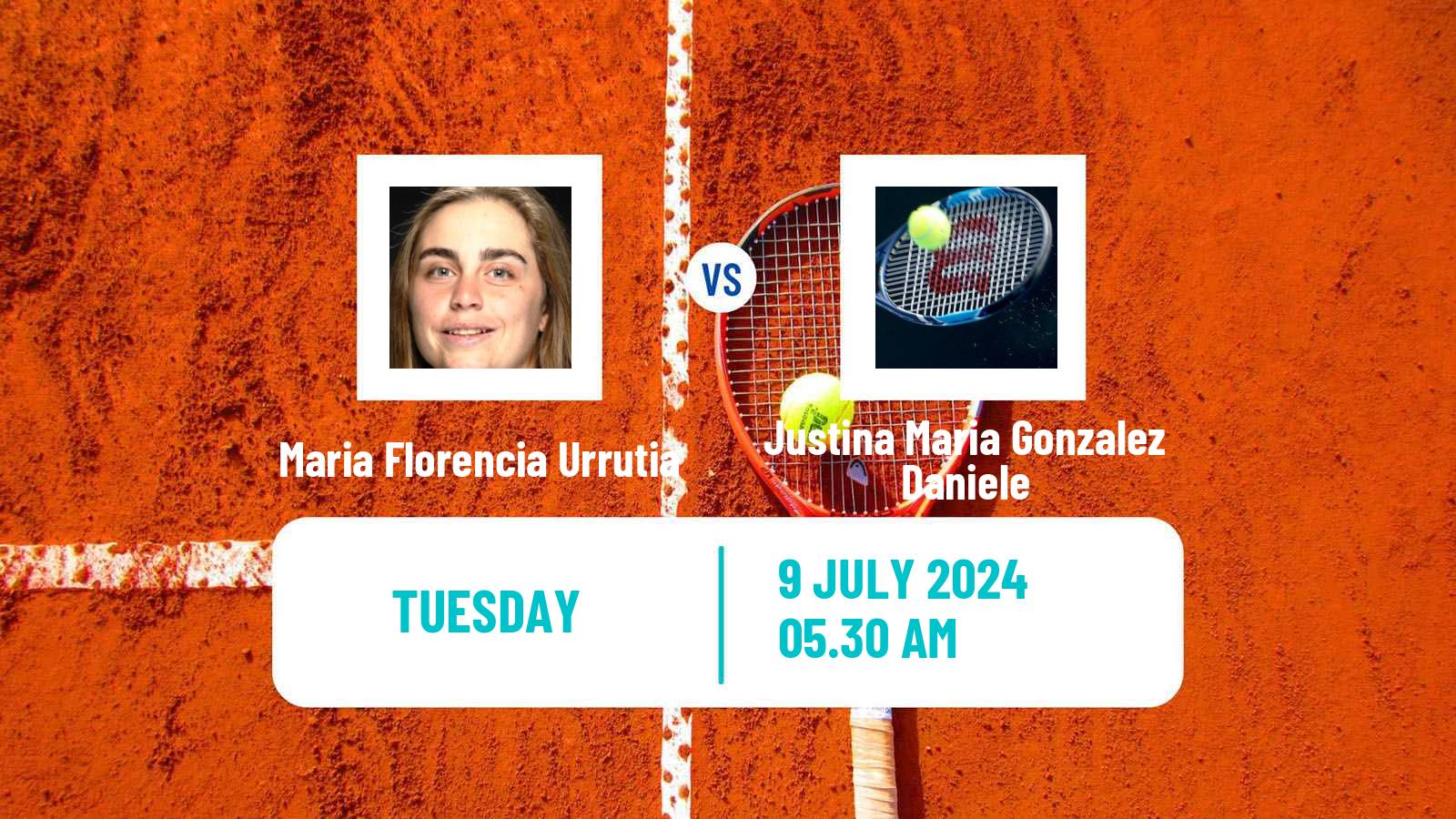 Tennis ITF W15 Lujan Women Maria Florencia Urrutia - Justina Maria Gonzalez Daniele