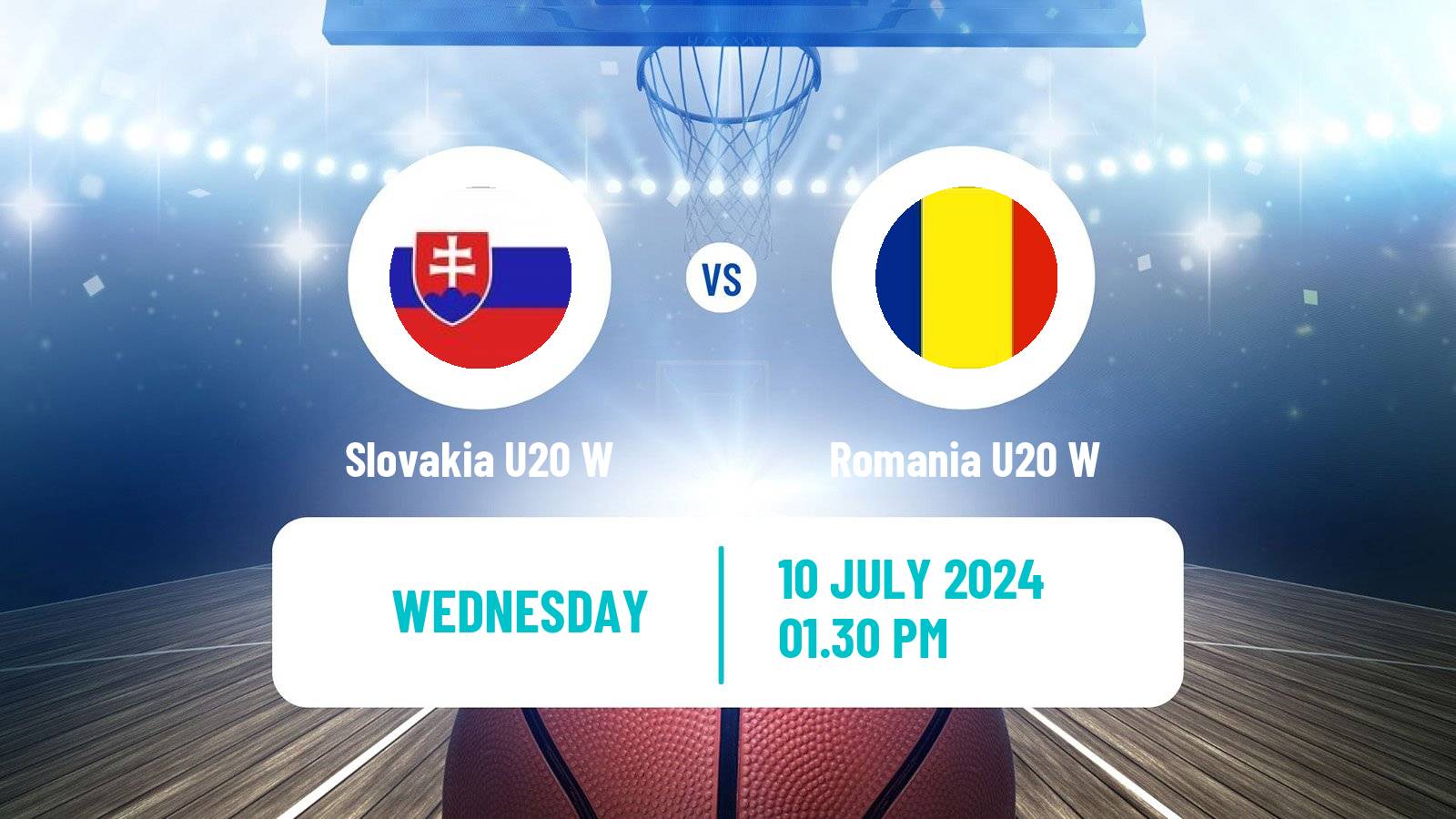 Basketball European Championship U20 B Basketball Women Slovakia U20 W - Romania U20 W