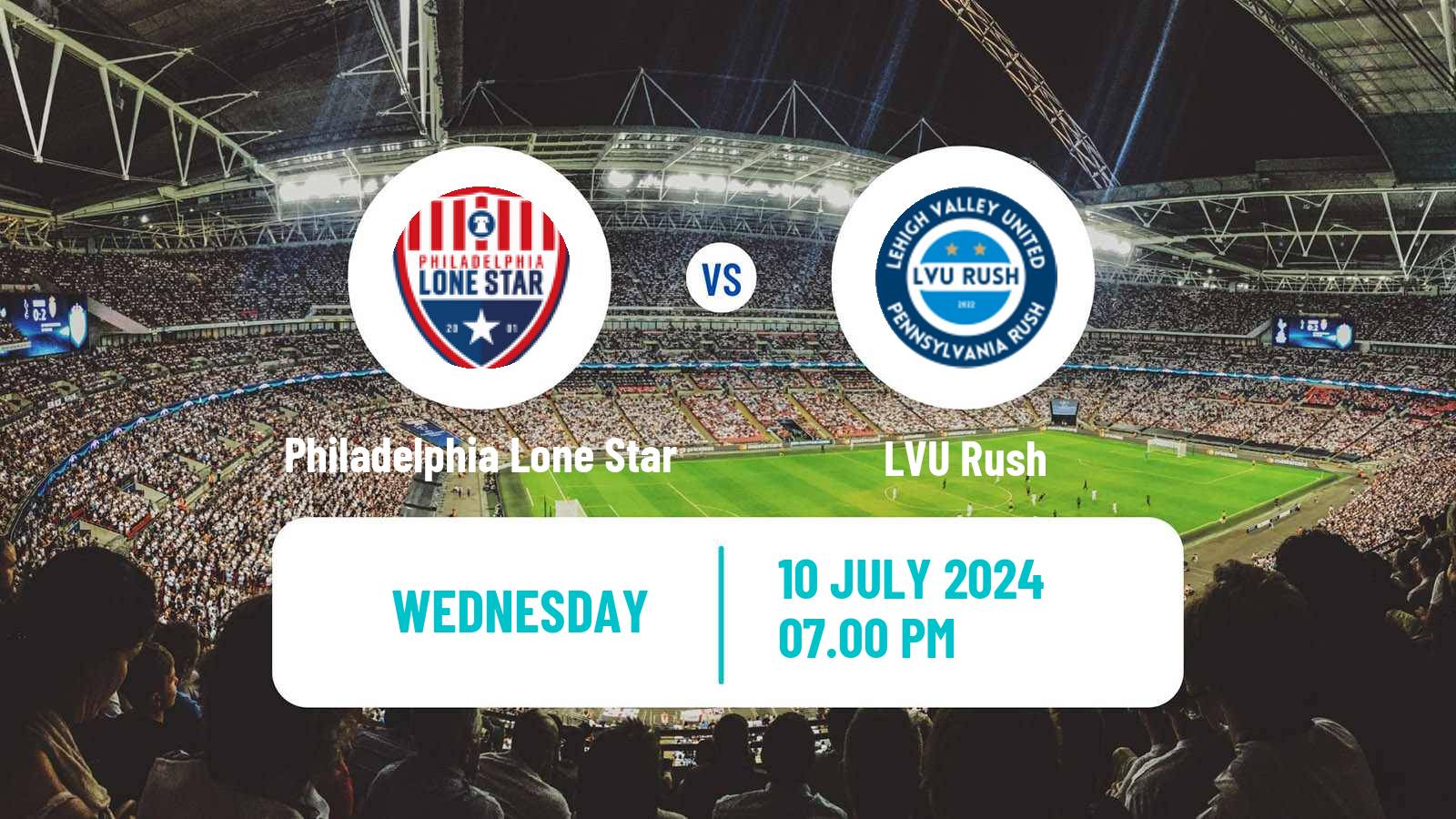 Soccer USL League Two Philadelphia Lone Star - LVU Rush