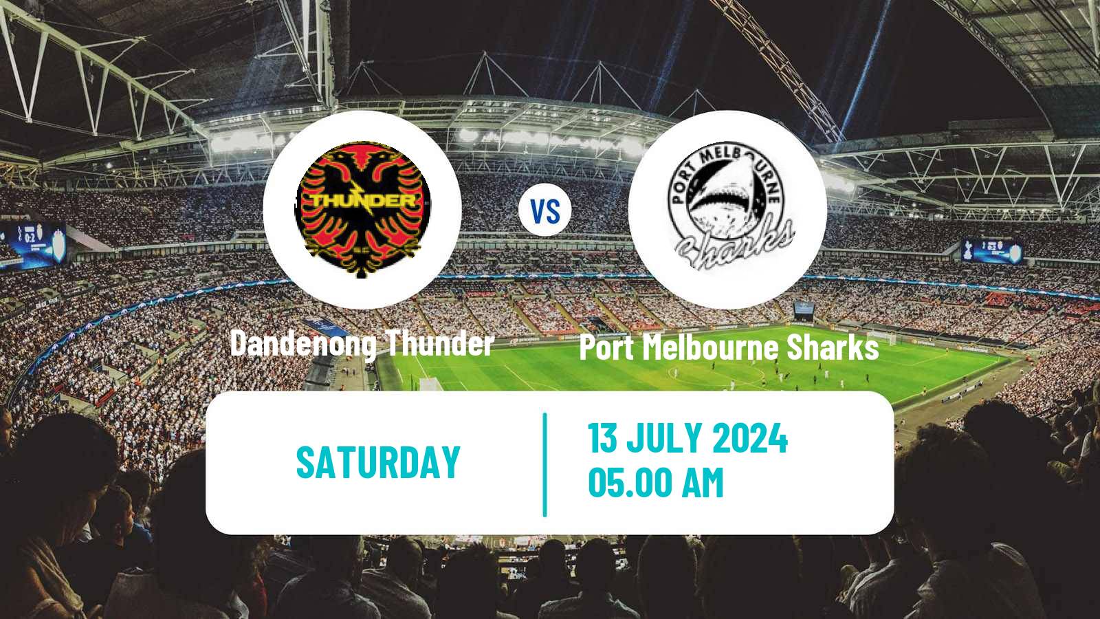 Soccer Australian NPL Victoria Dandenong Thunder - Port Melbourne Sharks