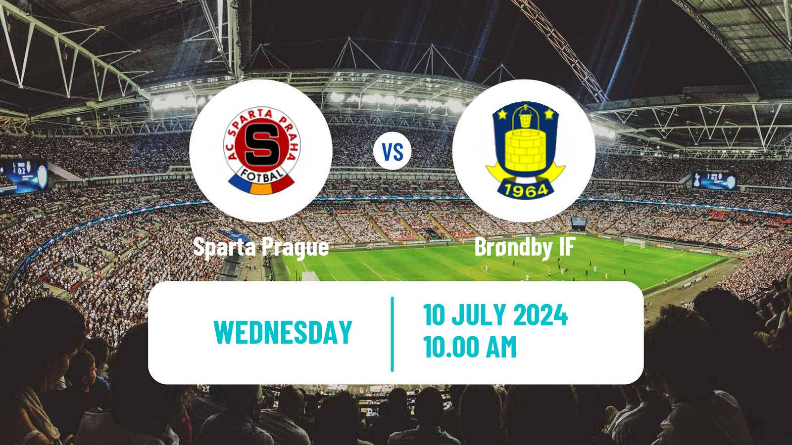 Soccer Club Friendly Sparta Prague - Brøndby