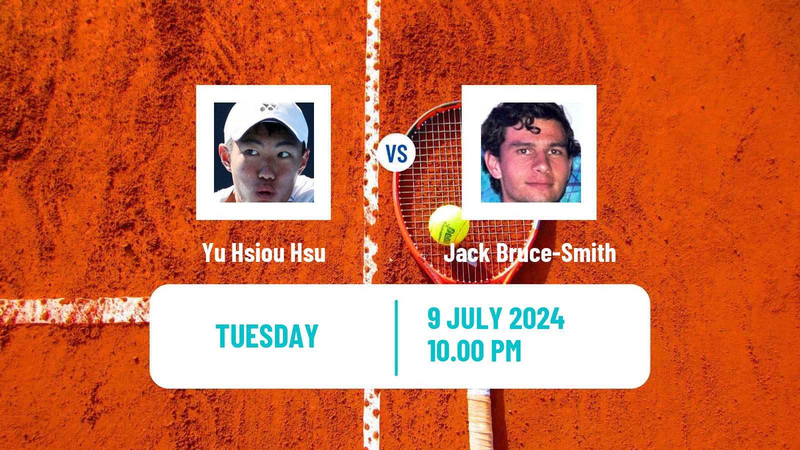 Tennis ITF M25 Tianjin Men Yu Hsiou Hsu - Jack Bruce-Smith