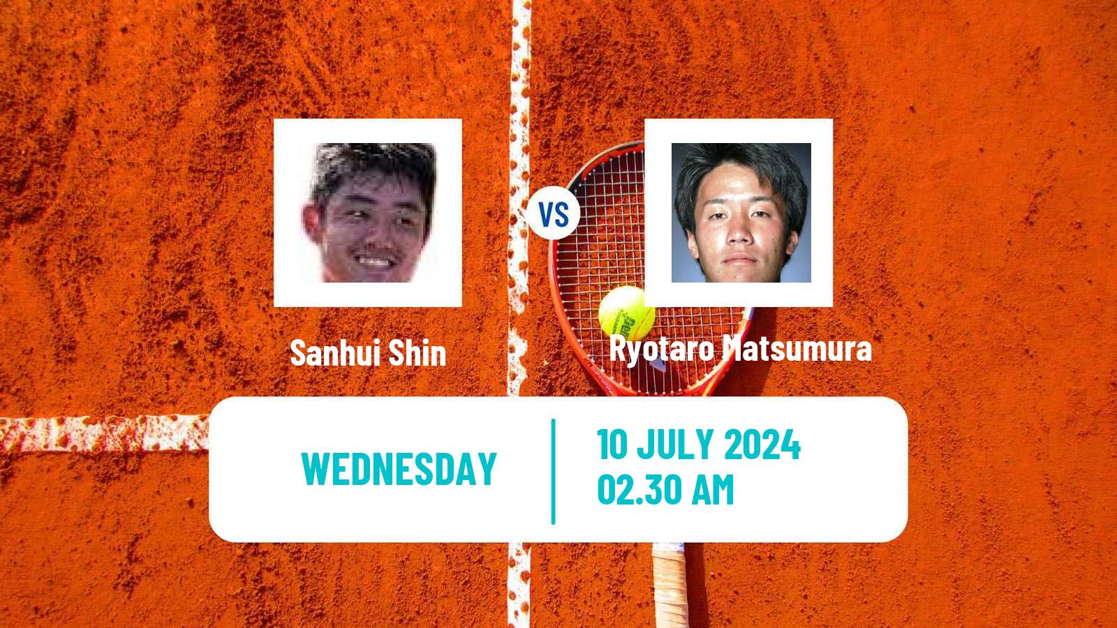 Tennis ITF M15 Tokyo 2 Men Sanhui Shin - Ryotaro Matsumura