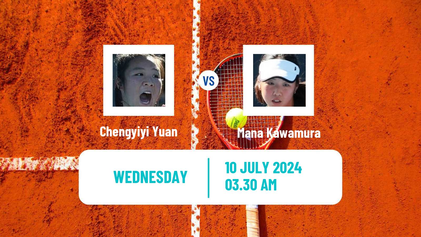 Tennis ITF W35 Tianjin Women Chengyiyi Yuan - Mana Kawamura