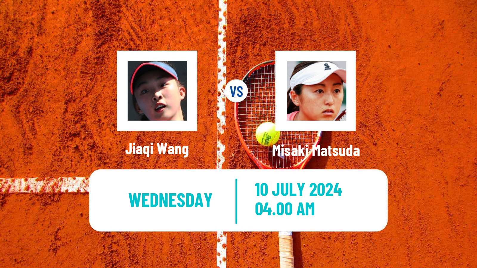 Tennis ITF W35 Tianjin Women Jiaqi Wang - Misaki Matsuda