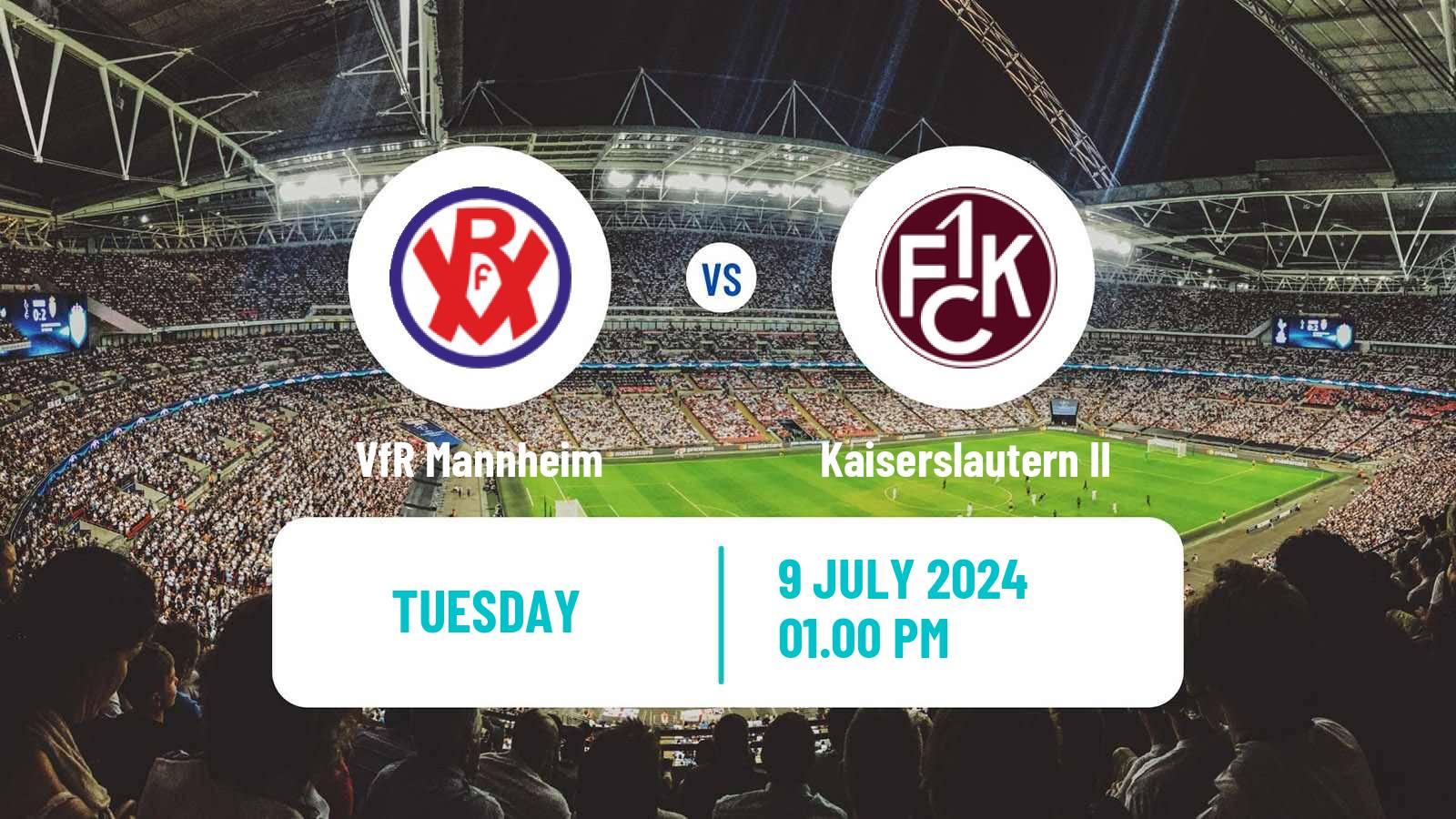 Soccer Club Friendly VfR Mannheim - Kaiserslautern II