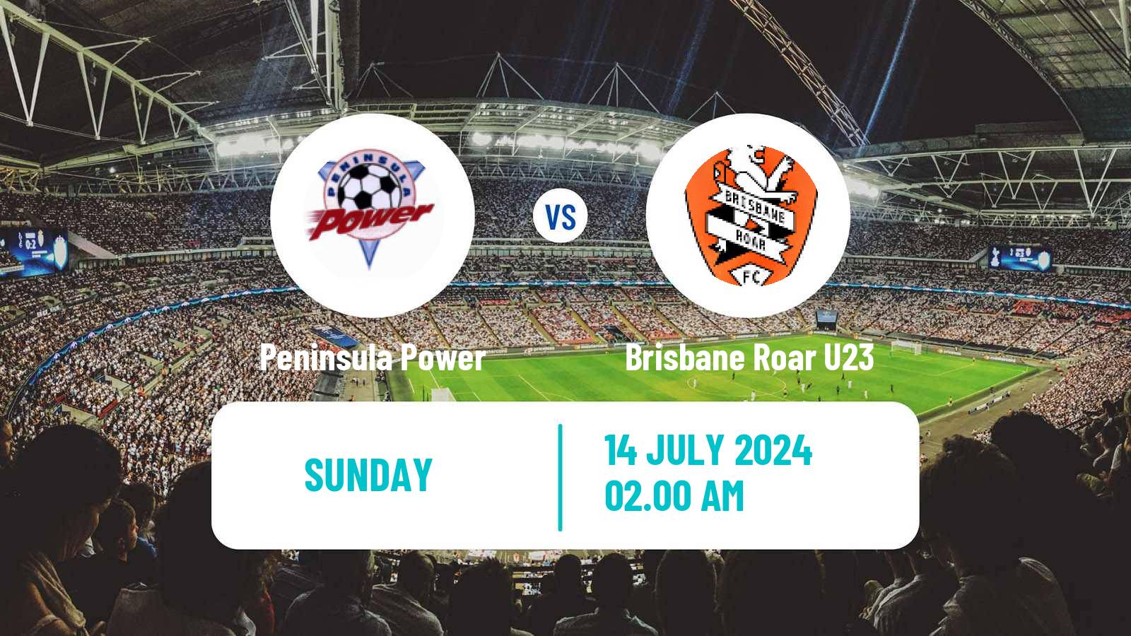 Soccer Australian NPL Queensland Peninsula Power - Brisbane Roar U23