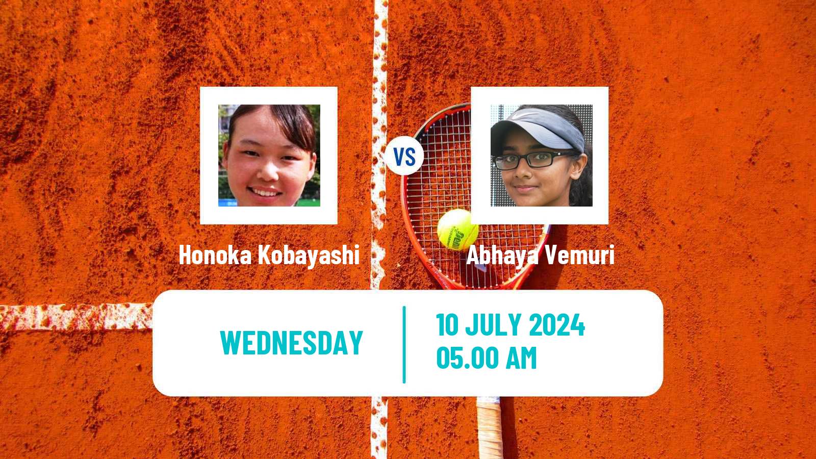 Tennis ITF W15 Nakhon Si Thammarat 3 Women Honoka Kobayashi - Abhaya Vemuri