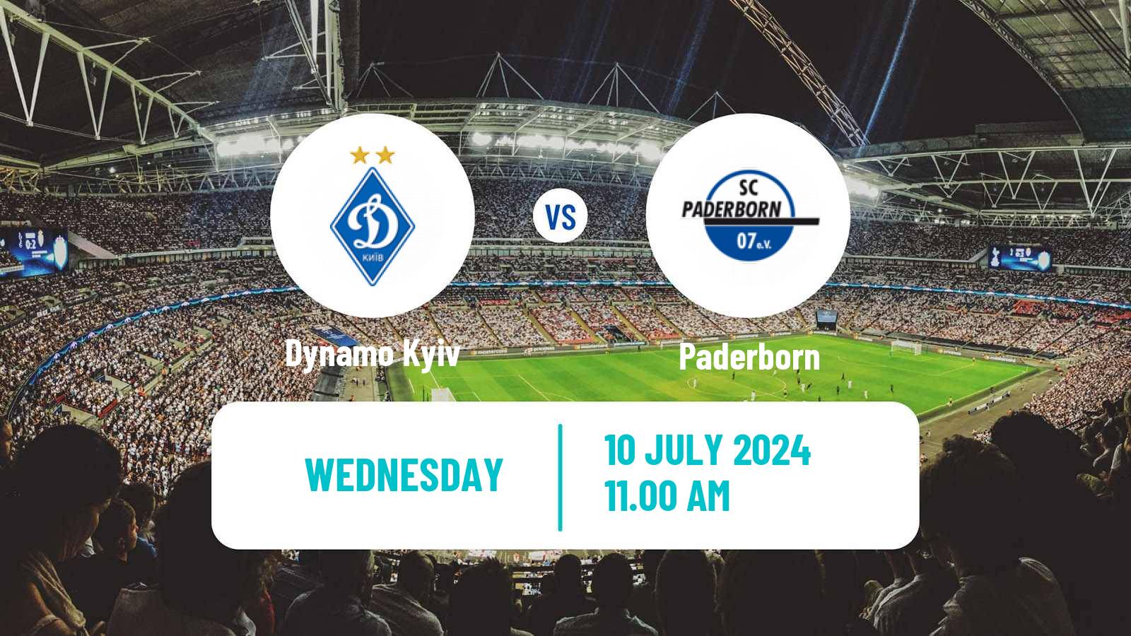 Soccer Club Friendly Dynamo Kyiv - Paderborn