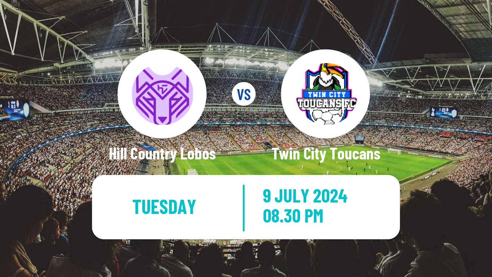 Soccer USL League Two Hill Country Lobos - Twin City Toucans