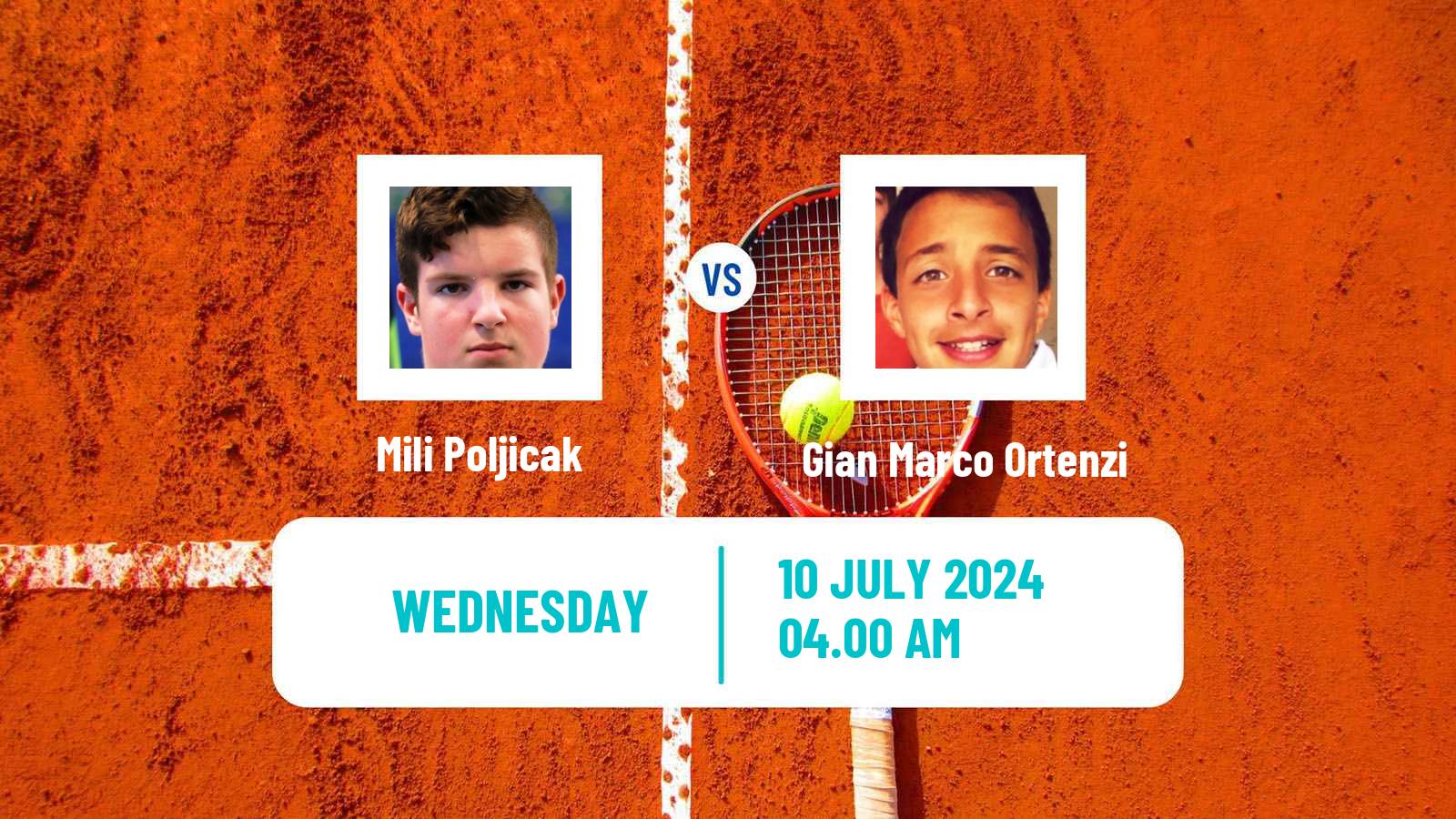 Tennis ITF M15 Umag Men Mili Poljicak - Gian Marco Ortenzi