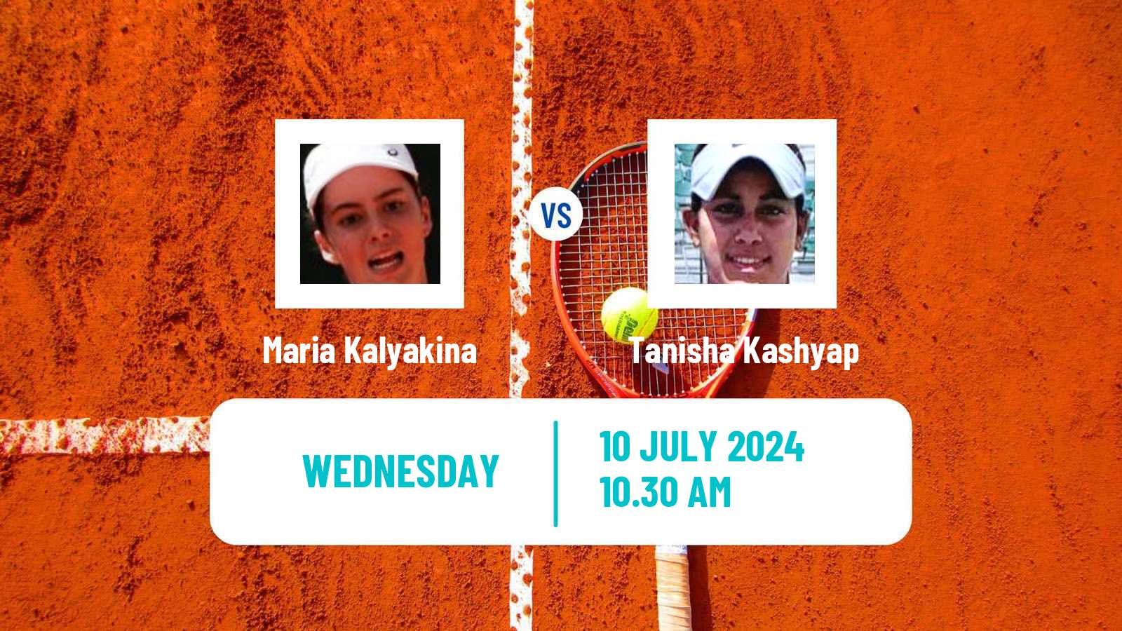 Tennis ITF W15 Monastir 26 Women Maria Kalyakina - Tanisha Kashyap