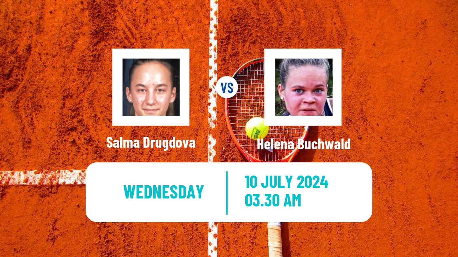Tennis ITF W15 Grodzisk Mazowiecki Women Salma Drugdova - Helena Buchwald