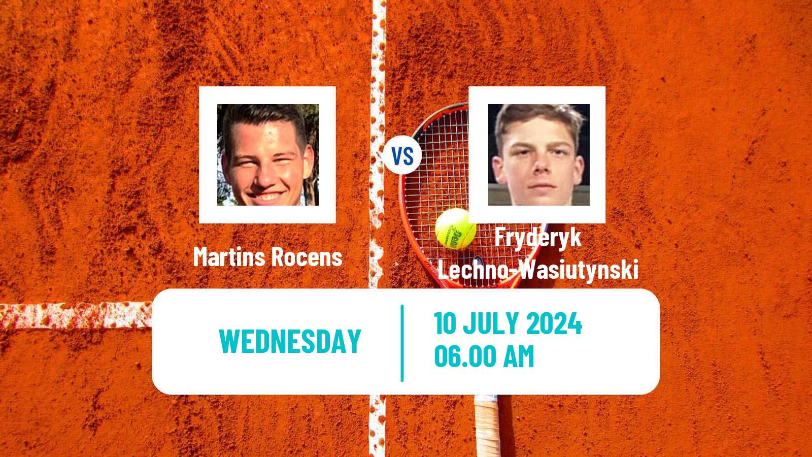 Tennis ITF M15 Lodz Men Martins Rocens - Fryderyk Lechno-Wasiutynski
