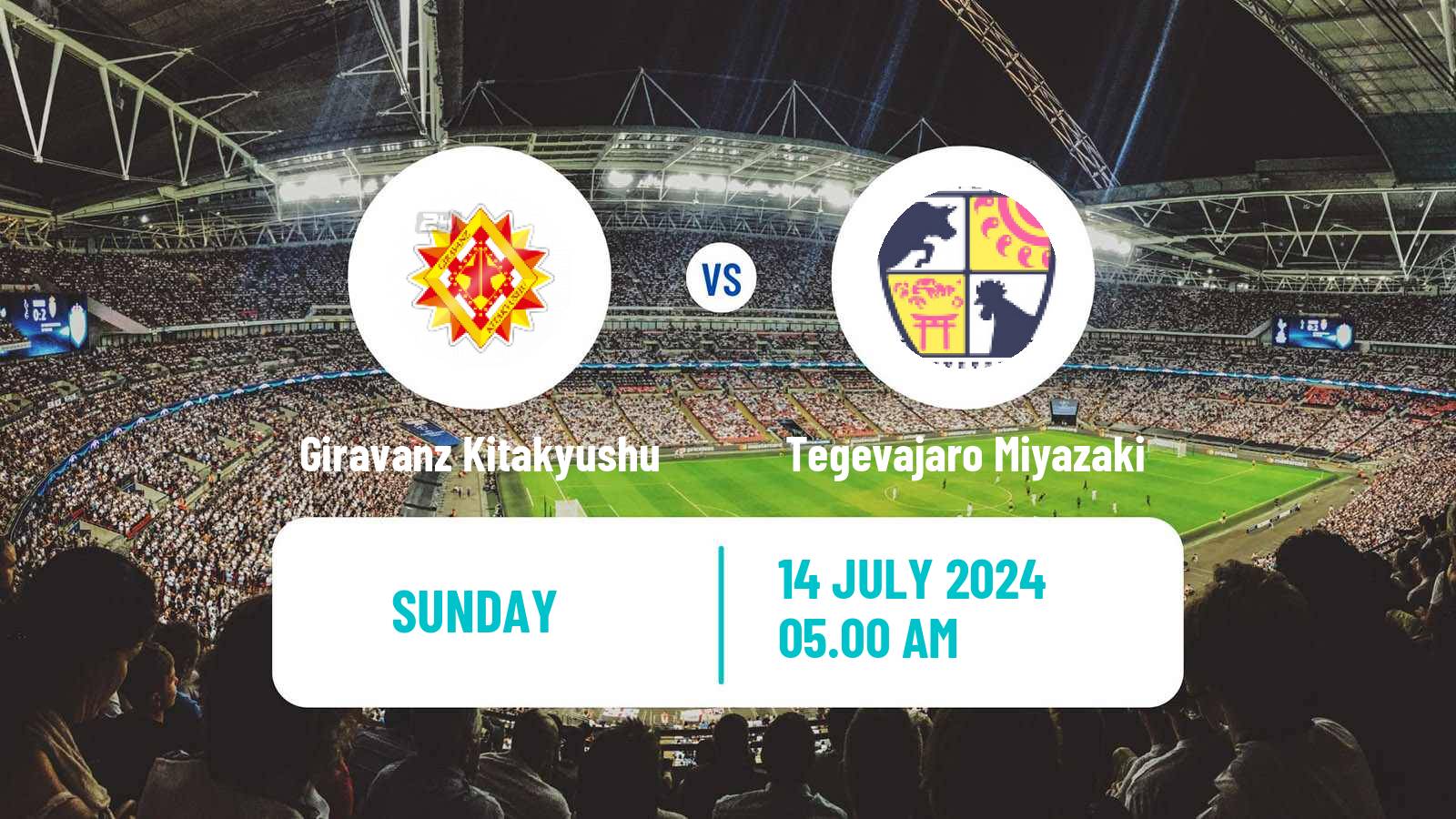 Soccer Japan J3 League Giravanz Kitakyushu - Tegevajaro Miyazaki