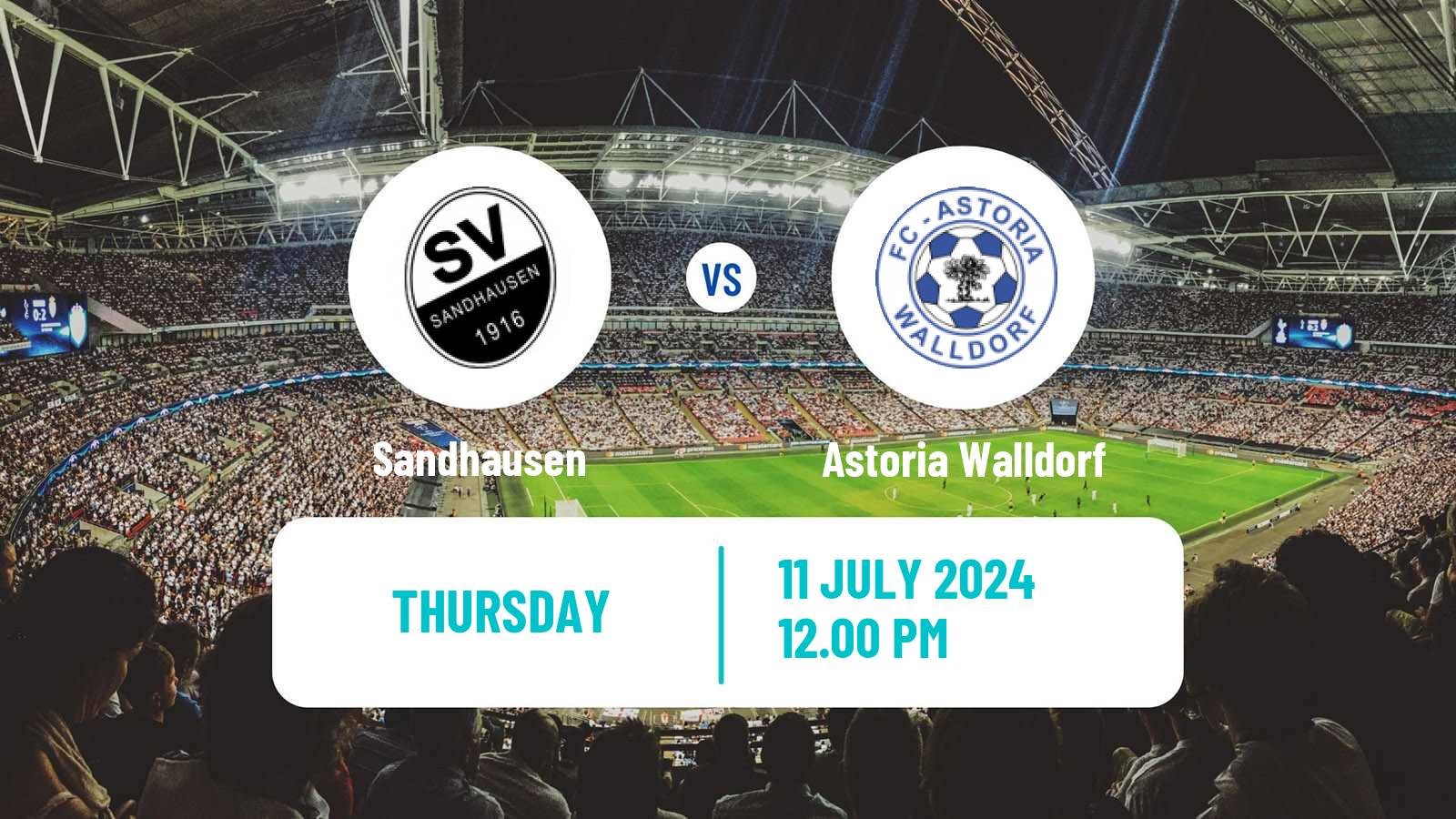 Soccer Club Friendly Sandhausen - Astoria Walldorf