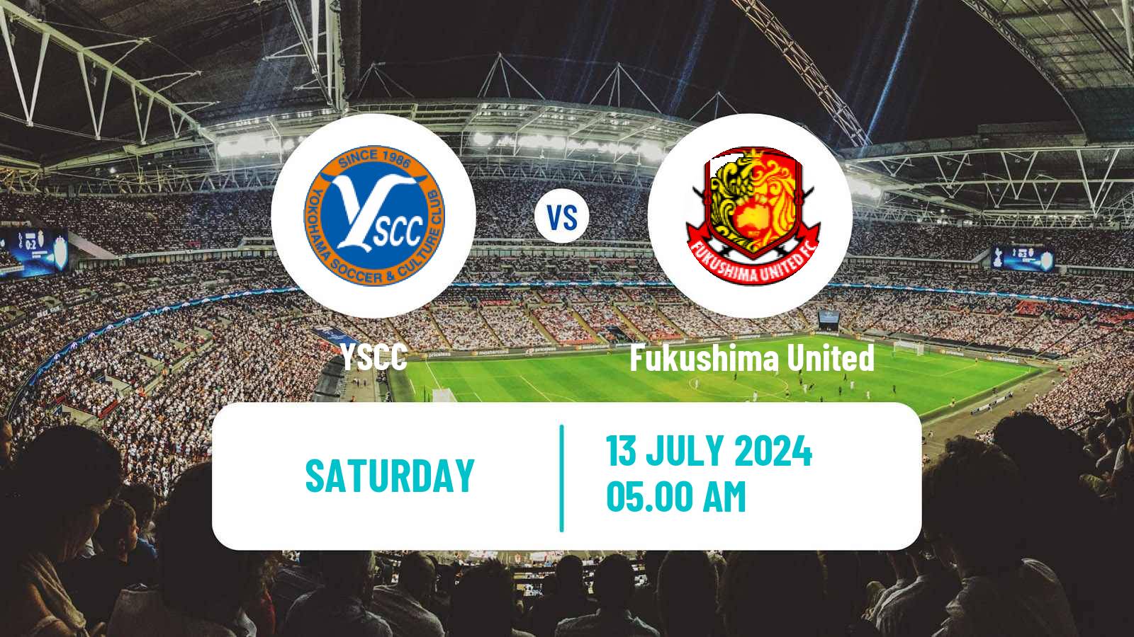 Soccer Japan J3 League YSCC - Fukushima United