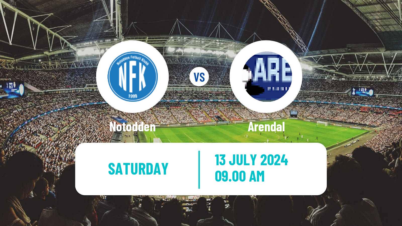 Soccer Norwegian Division 2 - Group 1 Notodden - Arendal