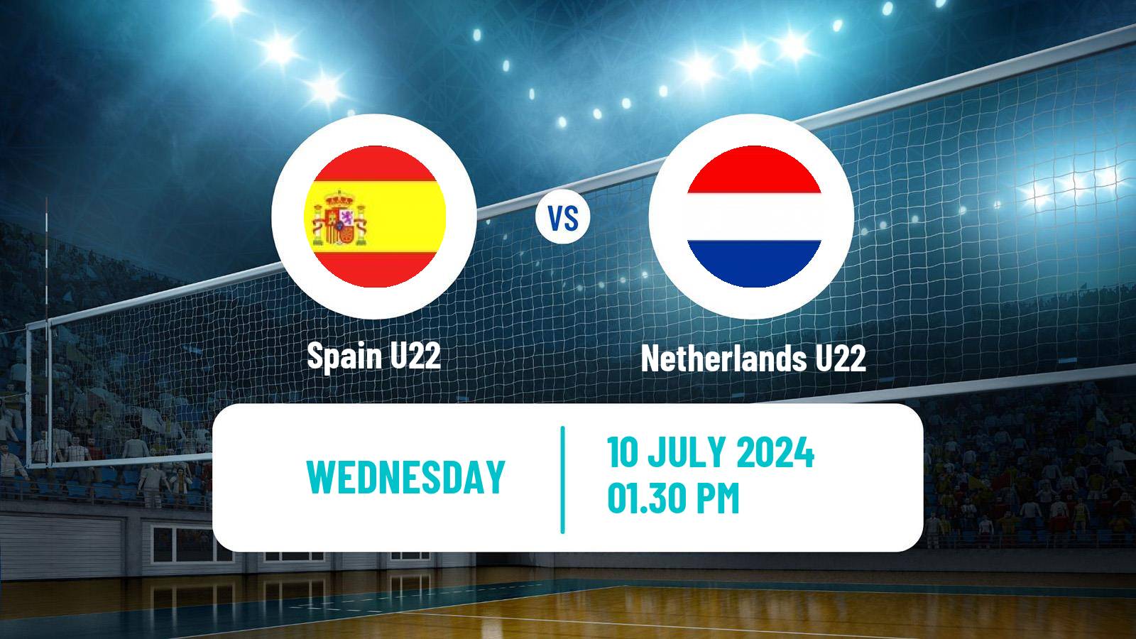 Volleyball European Championship U22 Volleyball Spain U22 - Netherlands U22