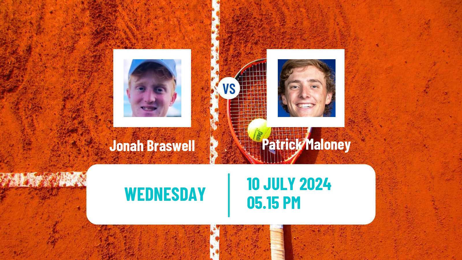 Tennis ITF M25 Dallas Tx Men 2024 Jonah Braswell - Patrick Maloney
