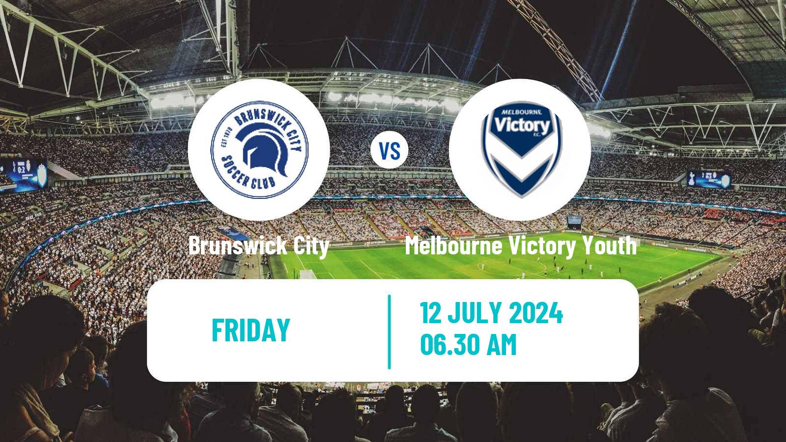 Soccer Australian Victoria Premier League Brunswick City - Melbourne Victory Youth