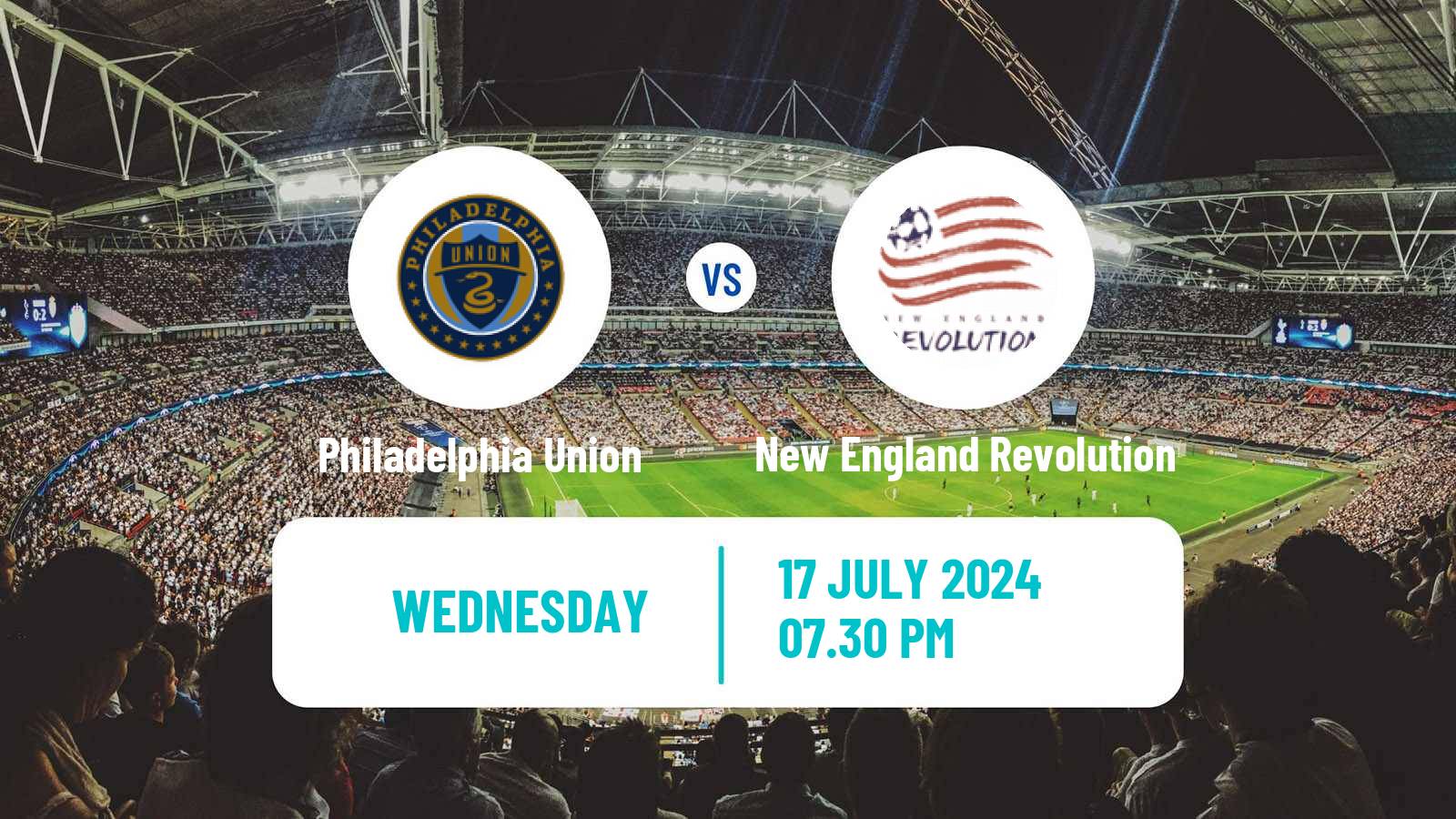 Soccer MLS Philadelphia Union - New England Revolution