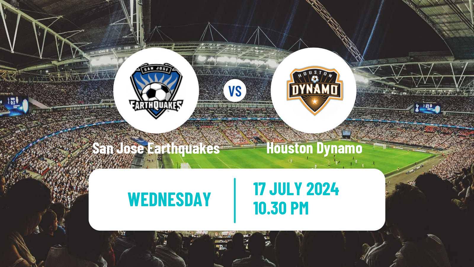 Soccer MLS San Jose Earthquakes - Houston Dynamo