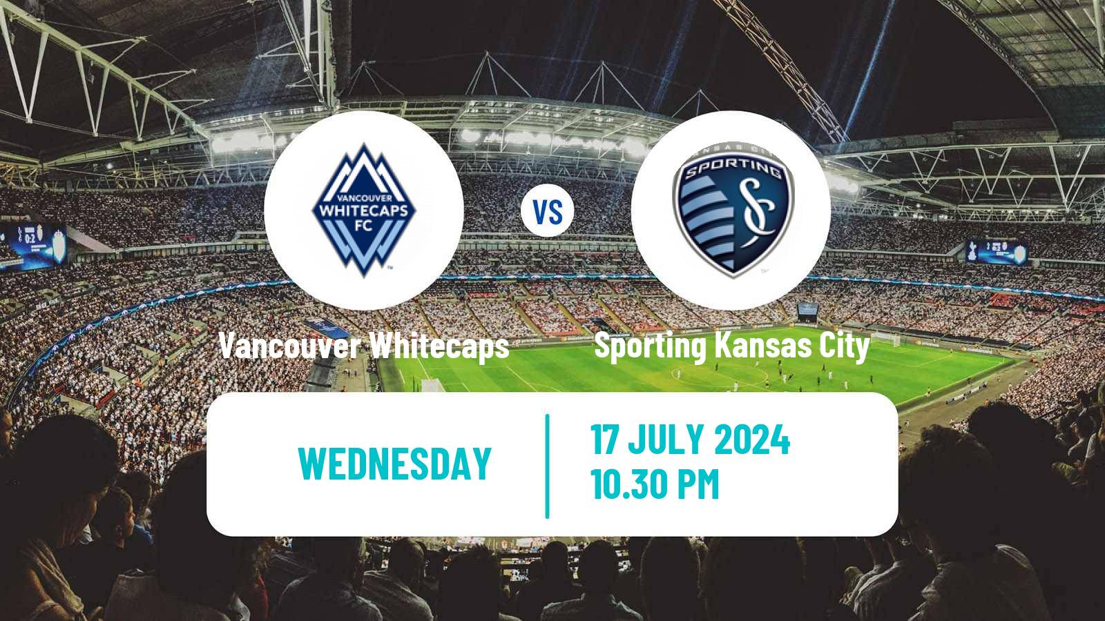 Soccer MLS Vancouver Whitecaps - Sporting Kansas City