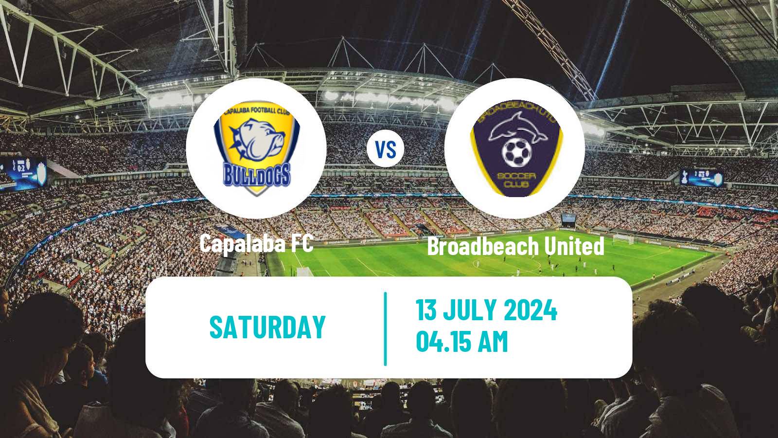 Soccer Australian Queensland Premier League Capalaba - Broadbeach United