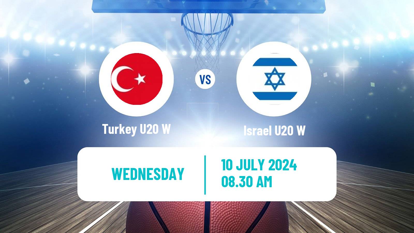 Basketball European Championship U20 Basketball Women Turkey U20 W - Israel U20 W