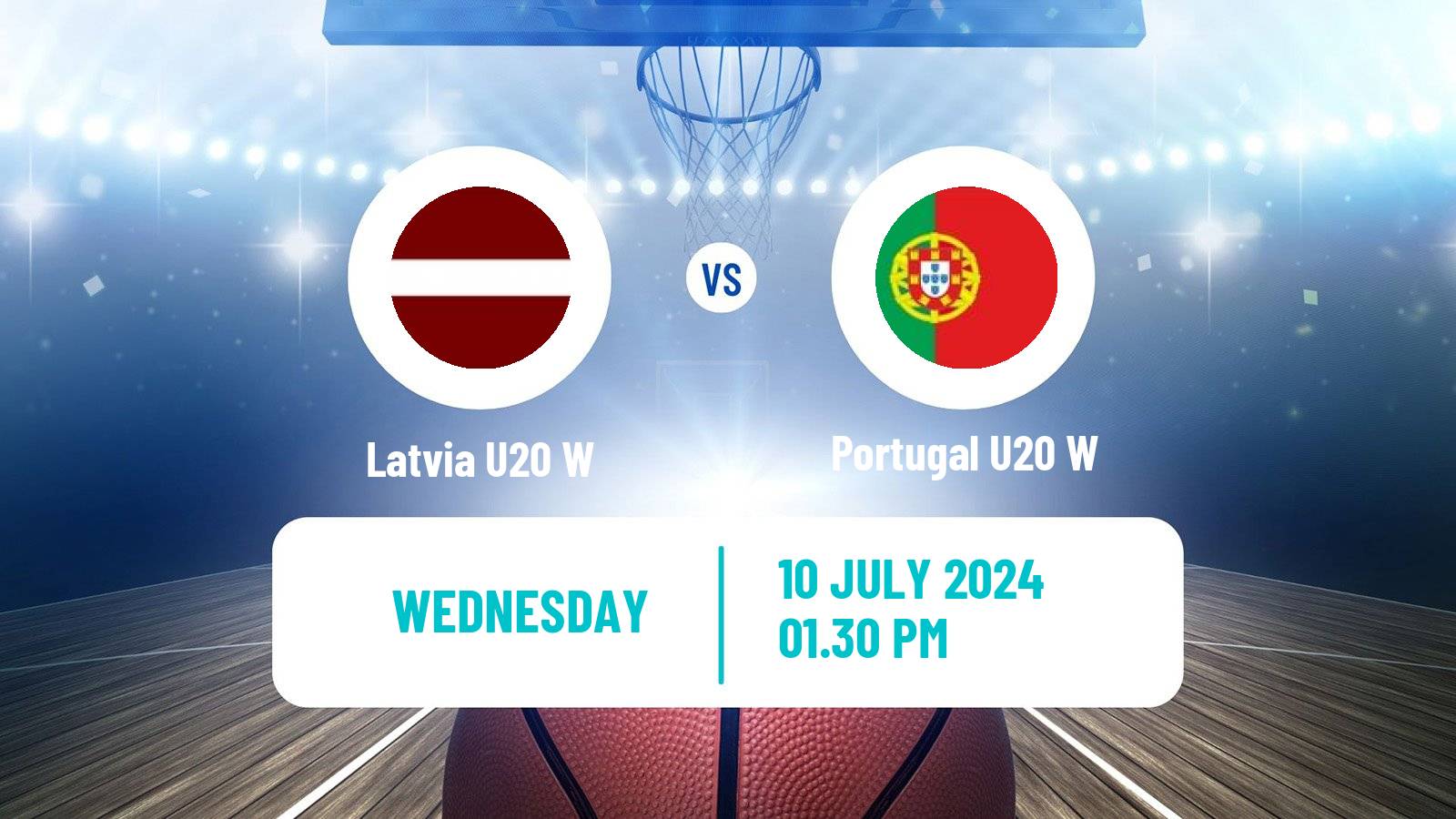 Basketball European Championship U20 Basketball Women Latvia U20 W - Portugal U20 W