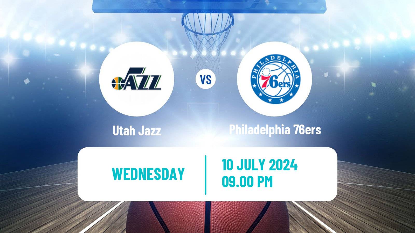 Basketball NBA Salt Lake City Summer League Utah Jazz - Philadelphia 76ers