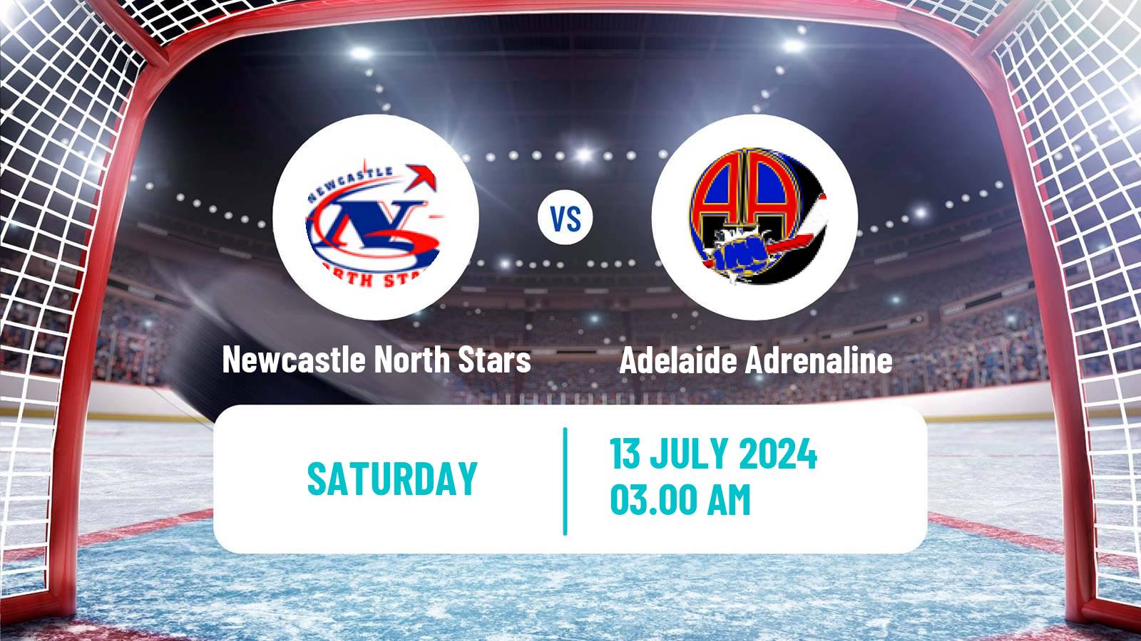 Hockey Australian Ice Hockey League Newcastle North Stars - Adelaide Adrenaline