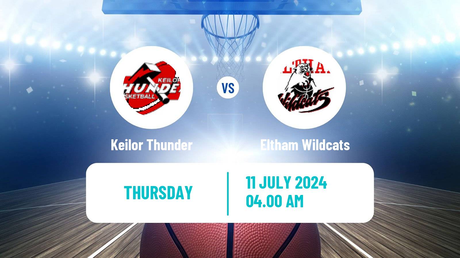 Basketball Australian NBL1 South Women Keilor Thunder - Eltham Wildcats