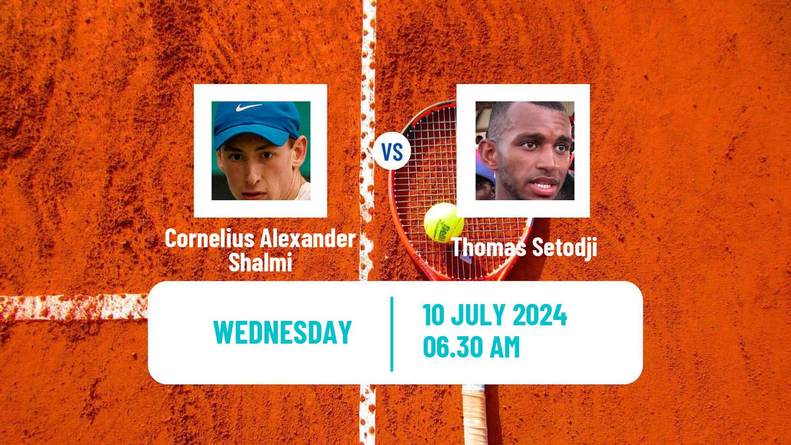 Tennis ITF M25 Uriage Men Cornelius Alexander Shalmi - Thomas Setodji