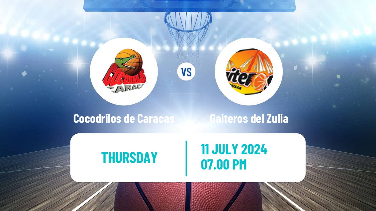 Basketball Venezuelan Superliga Basketball Cocodrilos de Caracas - Gaiteros del Zulia