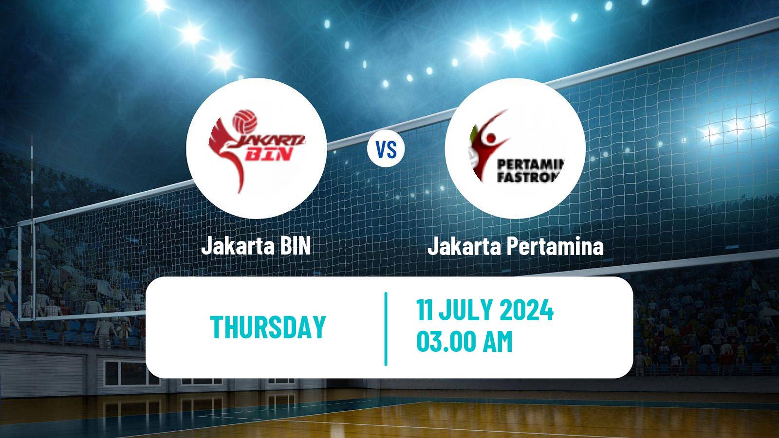 Volleyball Indonesian Proliga Volleyball Women Jakarta BIN - Jakarta Pertamina