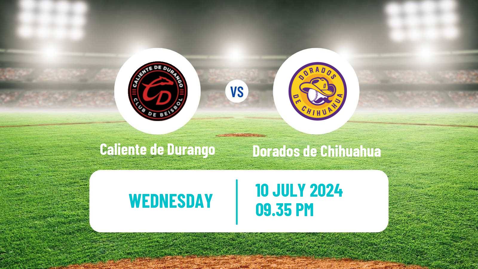 Baseball LMB Caliente de Durango - Dorados de Chihuahua