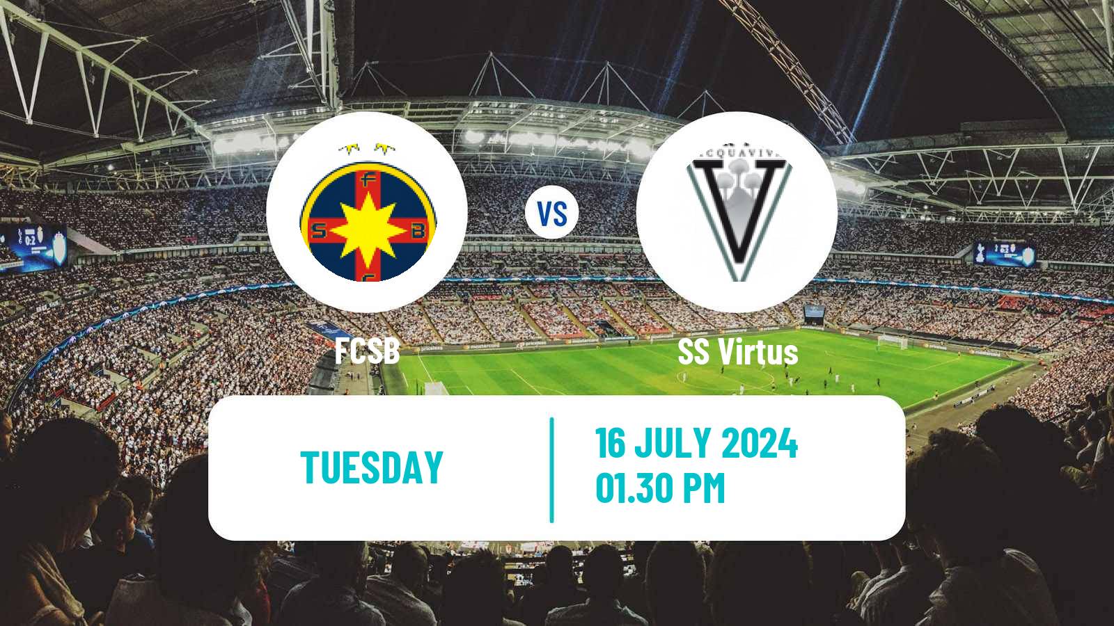 Soccer UEFA Champions League FCSB - Virtus