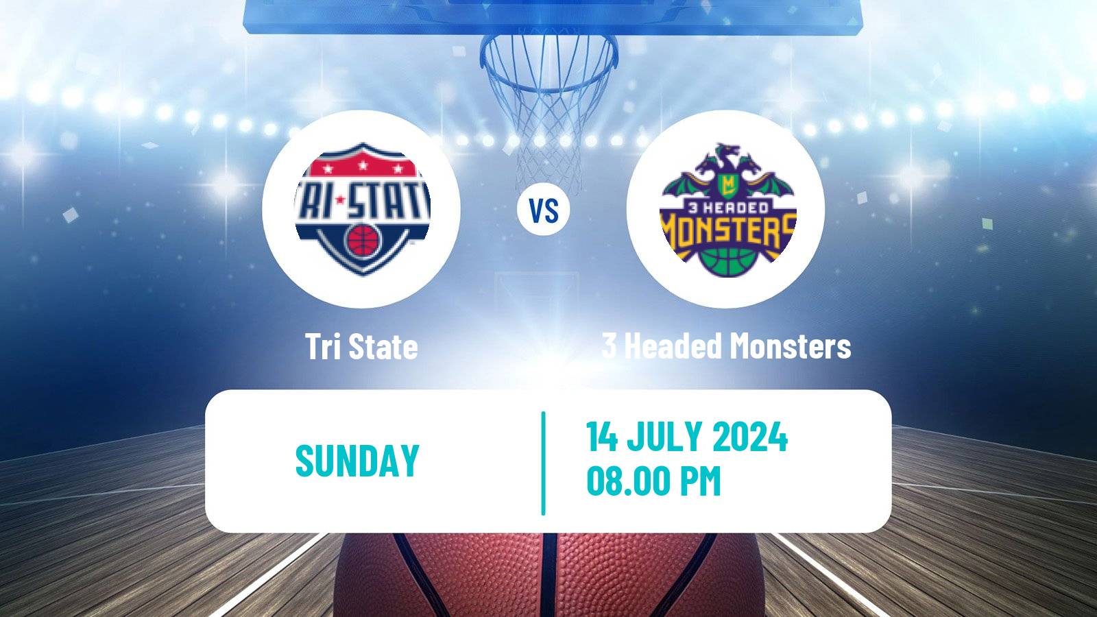 Basketball BIG3 3x3 Tri State - 3 Headed Monsters