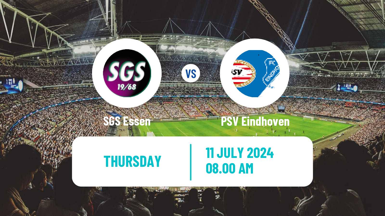 Soccer Club Friendly Women SGS Essen - PSV Eindhoven