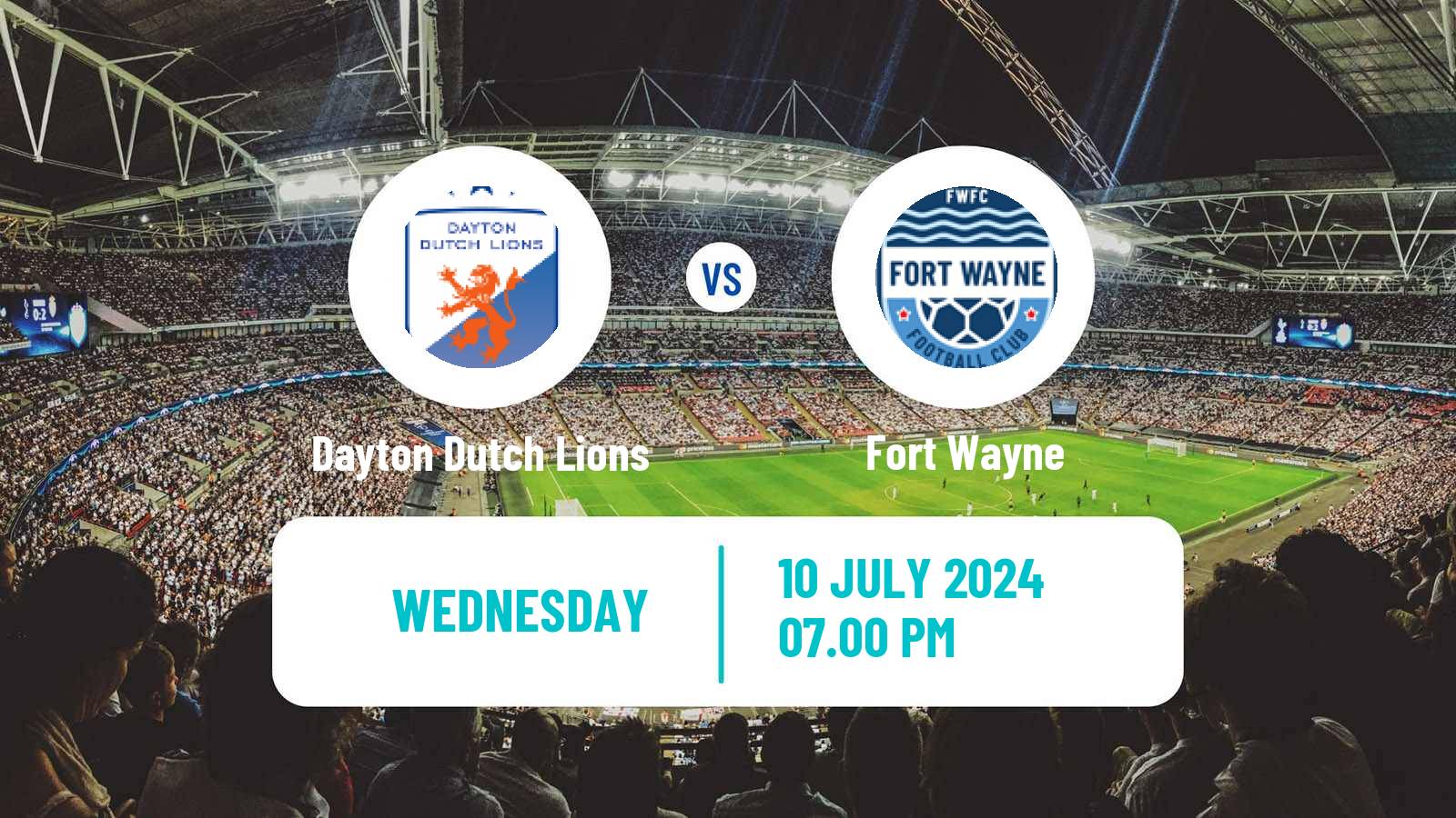 Soccer USL League Two Dayton Dutch Lions - Fort Wayne