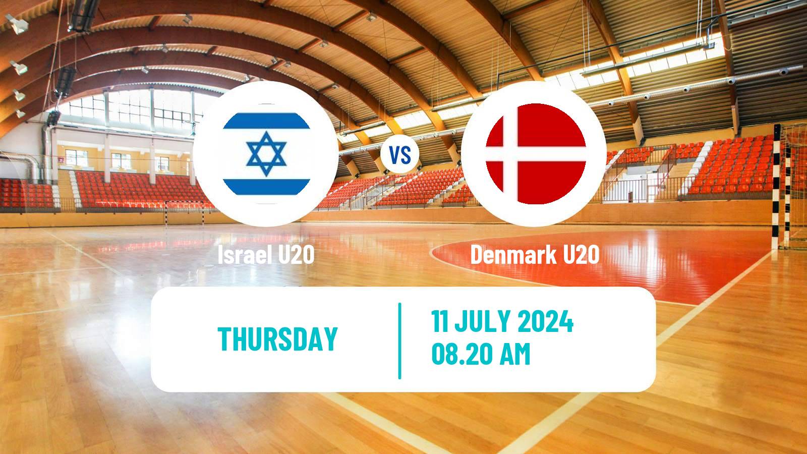 Handball European Championship U20 Handball Israel U20 - Denmark U20
