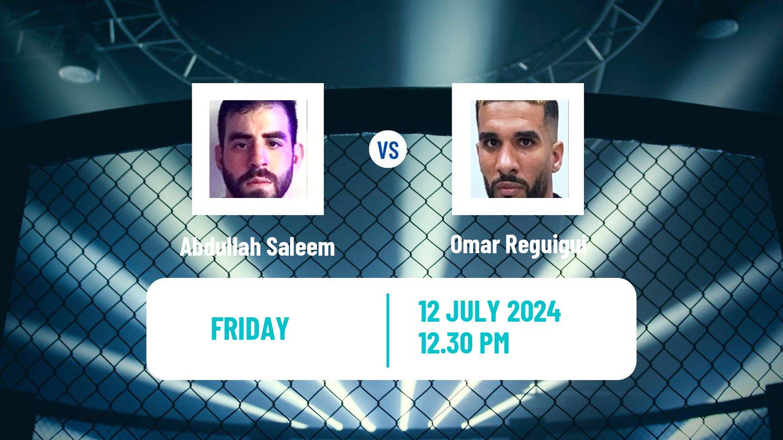 MMA Lightweight Pfl Men Abdullah Saleem - Omar Reguigui