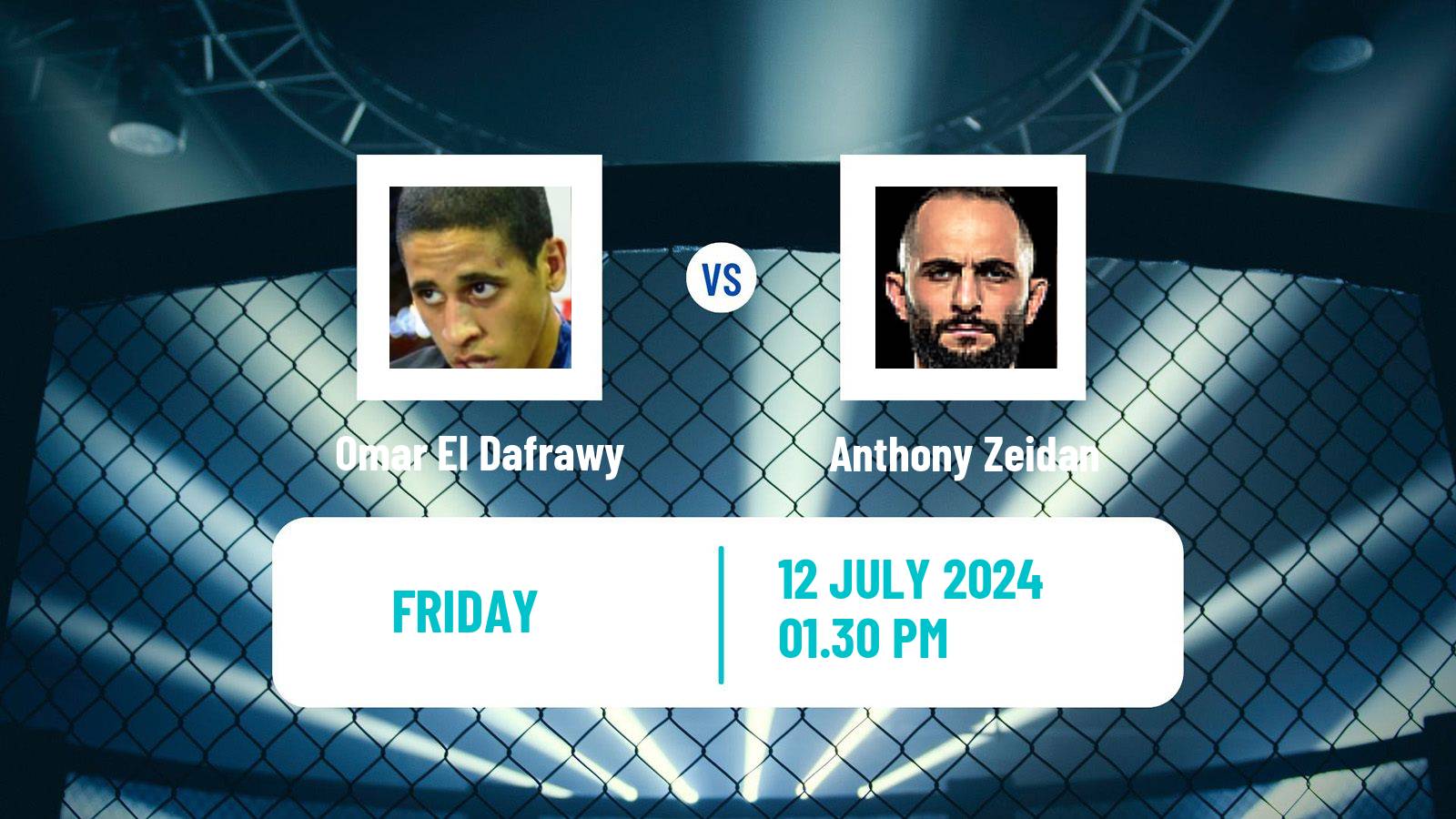 MMA Welterweight Pfl Men Omar El Dafrawy - Anthony Zeidan