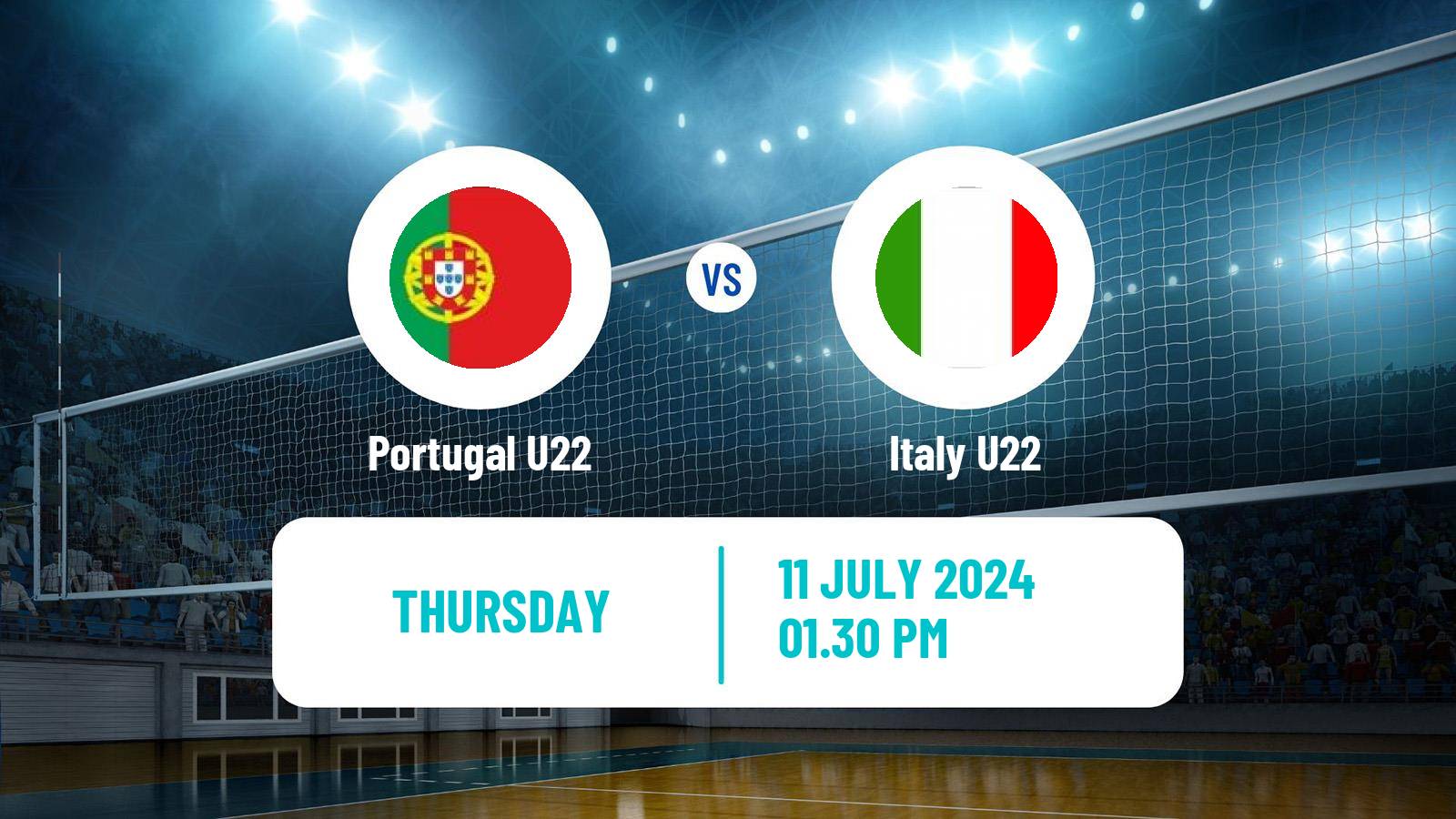 Volleyball European Championship U22 Volleyball Portugal U22 - Italy U22