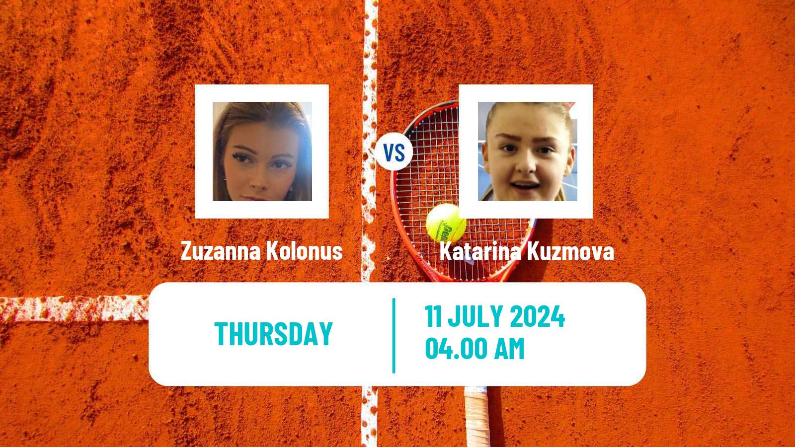 Tennis ITF W15 Grodzisk Mazowiecki Women Zuzanna Kolonus - Katarina Kuzmova