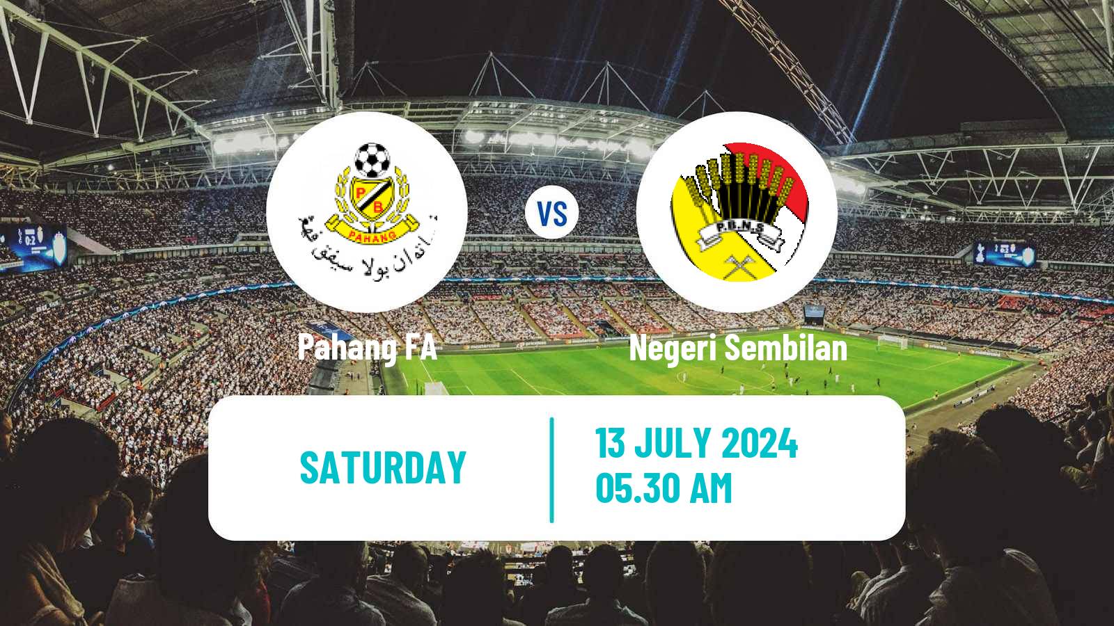 Soccer Malaysian Super League Pahang - Negeri Sembilan