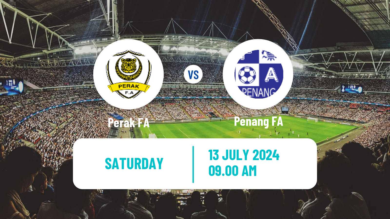 Soccer Malaysian Super League Perak FA - Penang