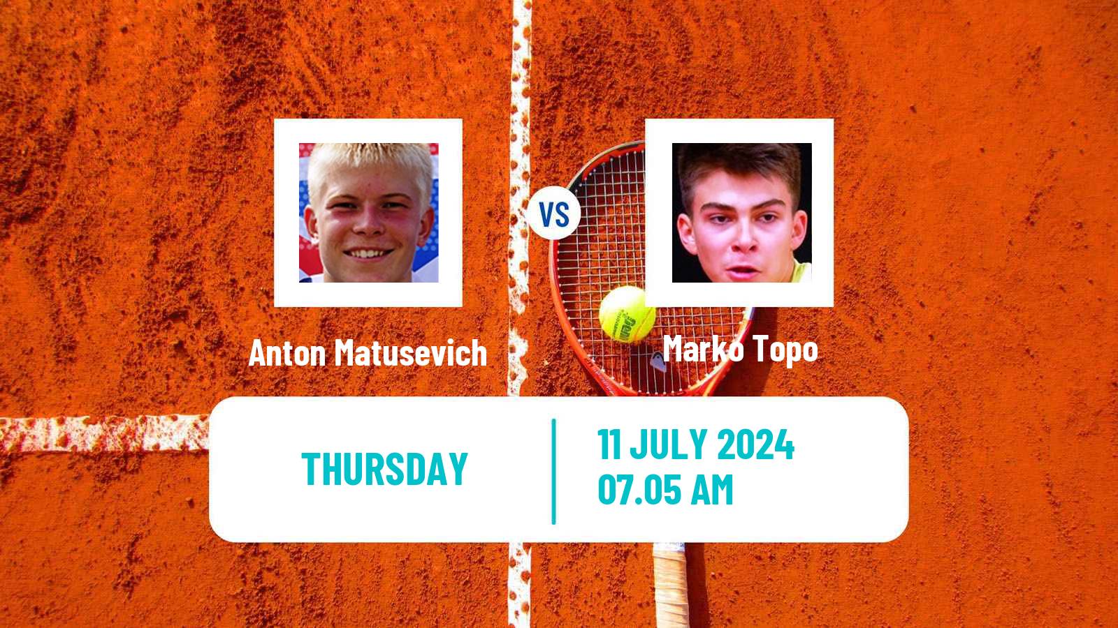 Tennis ITF M25 Kassel Men Anton Matusevich - Marko Topo